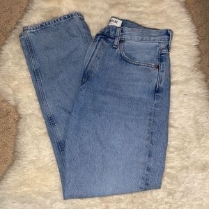 Agolde high rise straight leg jean